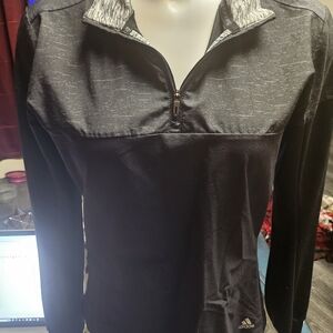 Adidas Women's Charcoal Long Sleeve Tee